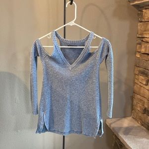 American Eagle cut-out shoulder sweater